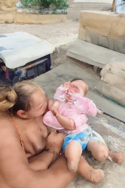 2 ethereuem babies crying over solana baby going to base chain