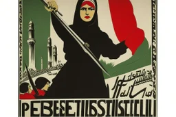 poster for palestine resistance