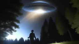 جسم مضيء يطير كبير جدا