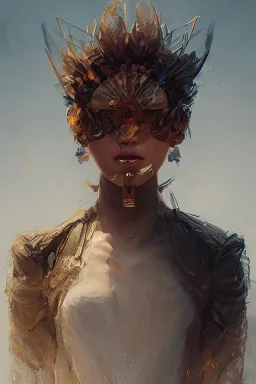 a fancy portrait, majestic, flow, illustration, concept art, by Greg Rutkowski, Sung Choi, Mitchell Mohrhauser, Maciej Kuciara, Johnson Ting