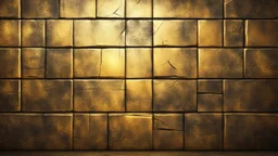 Hyper Realistic grungy-glowing-golden-scratched-blocks textured background