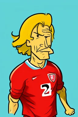 Rasmus Hojlund Footballer ,cartoon 2d