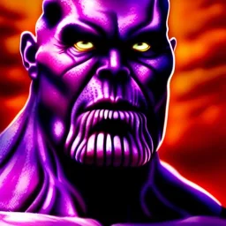 ultra detailed portrait of Thanos, extremely detailed digital painting, extremely detailed face,crystal clear eyes, in the style of robert e howard and pablo oliveira and Ken Kelley and Keith Parkinson ,mystical colors,perfectly centered image, perfect composition, rim light, beautiful lighting,8k, stunning scene, raytracing