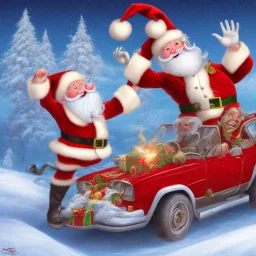 santa running out of gas