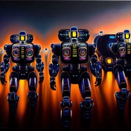 Ultra detailed fullbody Portrait in oil on canvas of Robot Jaegers,intense stare,extremely detailed digital painting, extremely detailed face,crystal clear Big eyes, mystical colors ,perfectly centered image, perfect composition, rim light, beautiful lighting,masterpiece,8k, stunning scene, raytracing, anatomically correct, in the style of robert e howard and Ken Kelley and Ohrai Noriyoshi and Simon Bisley and tomzj1