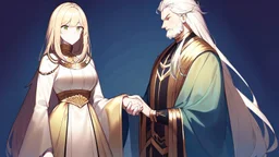 A woman who had green eyes and long blond hair that she wore in elaborate coiffures. Being known as someone at the height of fashion, prior to her disappearance, she favored wearing green and golden outfits to match her physical features.