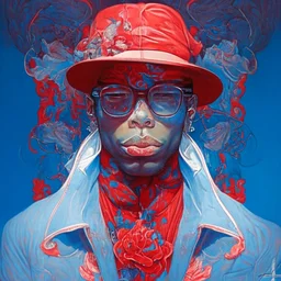 portrait of gangsta by james jean