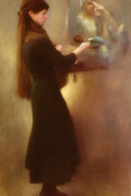 Arthur Hacker girls soviet art