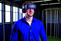 mark zuckerberg wearing VR