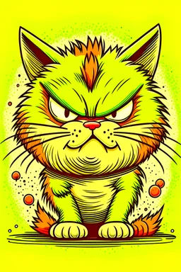 angry cat war