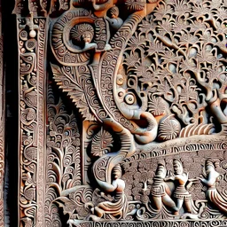 Most detailed intricate painting relief