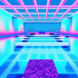 Vaporwave pool aesthetic