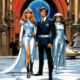 Valérian & Laureline (TV Series by Jean-Claude Mézières, 1967) Based on a French comic book set in a somewhat utopian future where time travel is possible, the show follows two futuristic spatio-temporal French special agents who protect time and space from time travel-related paradoxes.