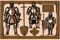 england medieval armour pattern design