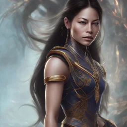 kristin kreuk chunli xtreme detailed, 4k, intricate, long black hair