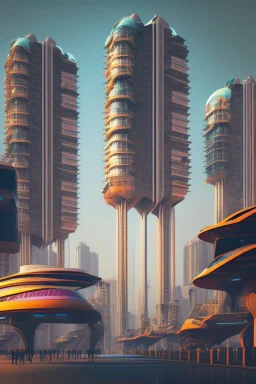 Modern futuristic Mumbai