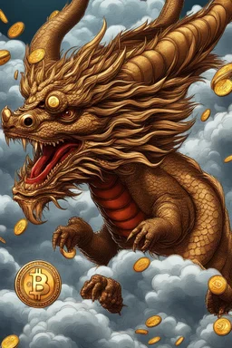 Bitcoin cryptocurrency are flying in the dragon year