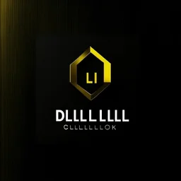 2d minimalist logo. one logo. perfect text. tech company similiar. write name: black gold. colors: black and yellow. write the name bellow the logo: BLACK GOLD