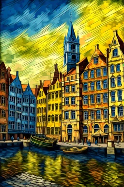 gdansk Van Gogh style