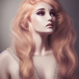 a princess with a lot of makeup and beautiful hair style, dramatic, dramatic lighting, volumetric lighting, hyperrealism, 8k, high quality, photorealistic, lot of details