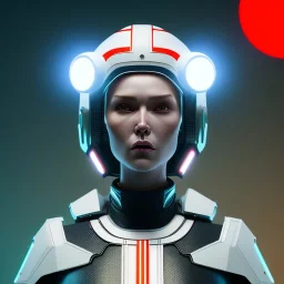 woman, rounded face, red hair, round helmet, retro futuristic, latex coat, soft color, highly detailed, art stations, concept art, smooth, unreal engine 5, god rays, ray tracing, RTX, lumen lighting, ultra detail, volumetric lighting, 3d, finely drawn, high definition, high resolution.