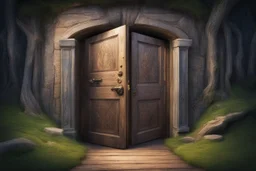 fantasy open door