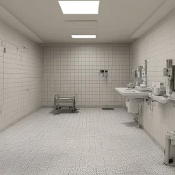alone in the Hospital swimming in undies: surrounded by tiles
