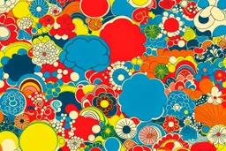 JAPANESE POP ART theme PATTERN