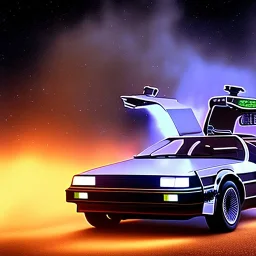 Doctor Emmet Brown, Back to the Future, looking for the delorian, ultra realistic, high detail level, 8k