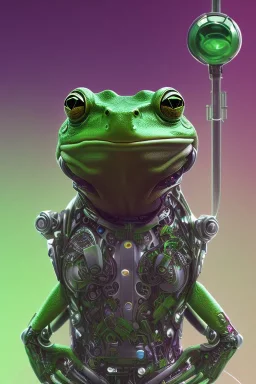 frog cyborg, matrix style