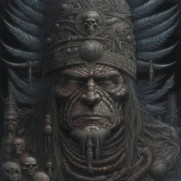 The Shaman by H.R. Giger Bearded Shaman; Sorcerer; Priest; Wise Sage, 55 year old Prophet; by Charles Dalmau, Geof Darrow, Ismail Inceoglu, Huang Guangjian, Dan Witz H.R. Giger Gustave Doré Robert Mapplethorpe Greg Rutkowski “Peace & Comfort” Insight from the Buddha