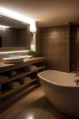 luxus bathroom without bath