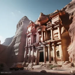 Petra + Ürdün, photo realistic, unreal engine