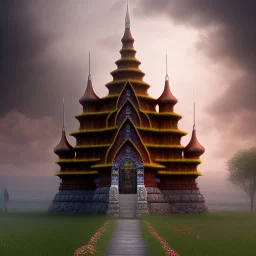 Viking style Buddhist church