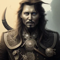 ultra realistic illustration, hulking herculean johnny depp as a rogue pirate thief from baldurs gate and diablo, intricate from baldurs gate, elegant, highly detailed, digital painting, artstation, concept art, smooth, sharp focus, illustration, art by artgerm and greg rutkowski and alphonse mucha