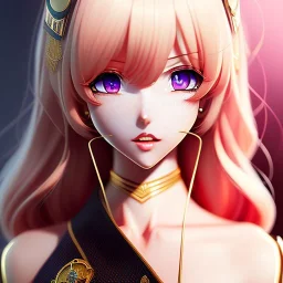 anime girl, hourglass slim figure, attractive features, seductive smile, highly detailed, details, digital painting, artstation, kyoani, concept art, sharp focus, illustration, art by Kyuhana and Shinokaban Nofan and Yeaa