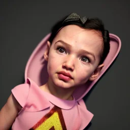 Gal gadot toddler, full body, dramatic lighting, hyper realistic