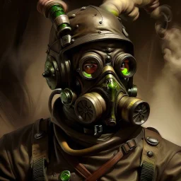 warhammer 40000, krieg regiment, gasmask, ww1, portrait