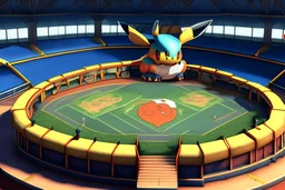 a Pokémon stadium