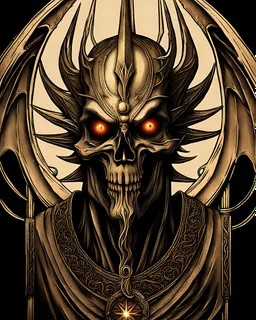 A Luciferian Angel with only one Large Eye similar to Eye of Sauron. He has a sharp row of teeth