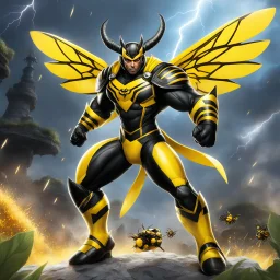 Super Bee reigns as the fearless hero of the hive, adorned in vibrant yellow and black stripes. With lightning speed, super strength, and laser-sharp vision, this winged wonder defends all things sweet and protects his fellow bees from harm. Armed with a stinger that delivers justice to villains threatening the delicate balance of nature, Super Bee ensures the survival of his beloved hive and the prosperity of the floral realm.