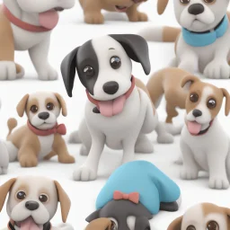 Cute dog 3D