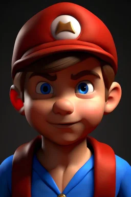 young realistic super mario