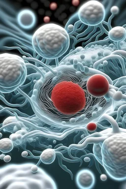 draw How the white blood cell attacks pathogens in our bodies