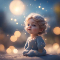 a lullaby, And her spirit soared the sky..,bokeh like f/0.8, tilt-shift lens 8k, high detail, smooth render, down-light, unreal engine