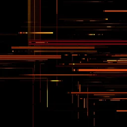 Powerful Glitch Background Using Colors Yellow Golden Maroon And Orange On Black.