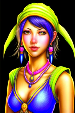 Portrait of Yunalesca, from Final Fantasy X