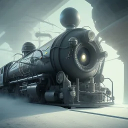 a futuristic train, realistic, made in octane, cinematic, ultra-realistic, extremely detailed octane rendering, 8K, VRAY Super Real ar 2:3, dof photorealistic futuristic 50mm lens hard lighting dark gray tintype photograph, realistic lighting, sepia color