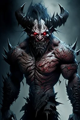 humanoid monster demon brutal beast warrior