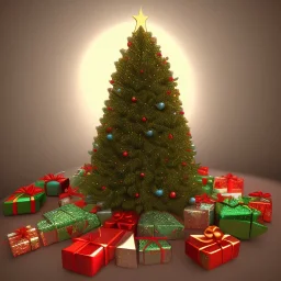 cute 3d christma tree